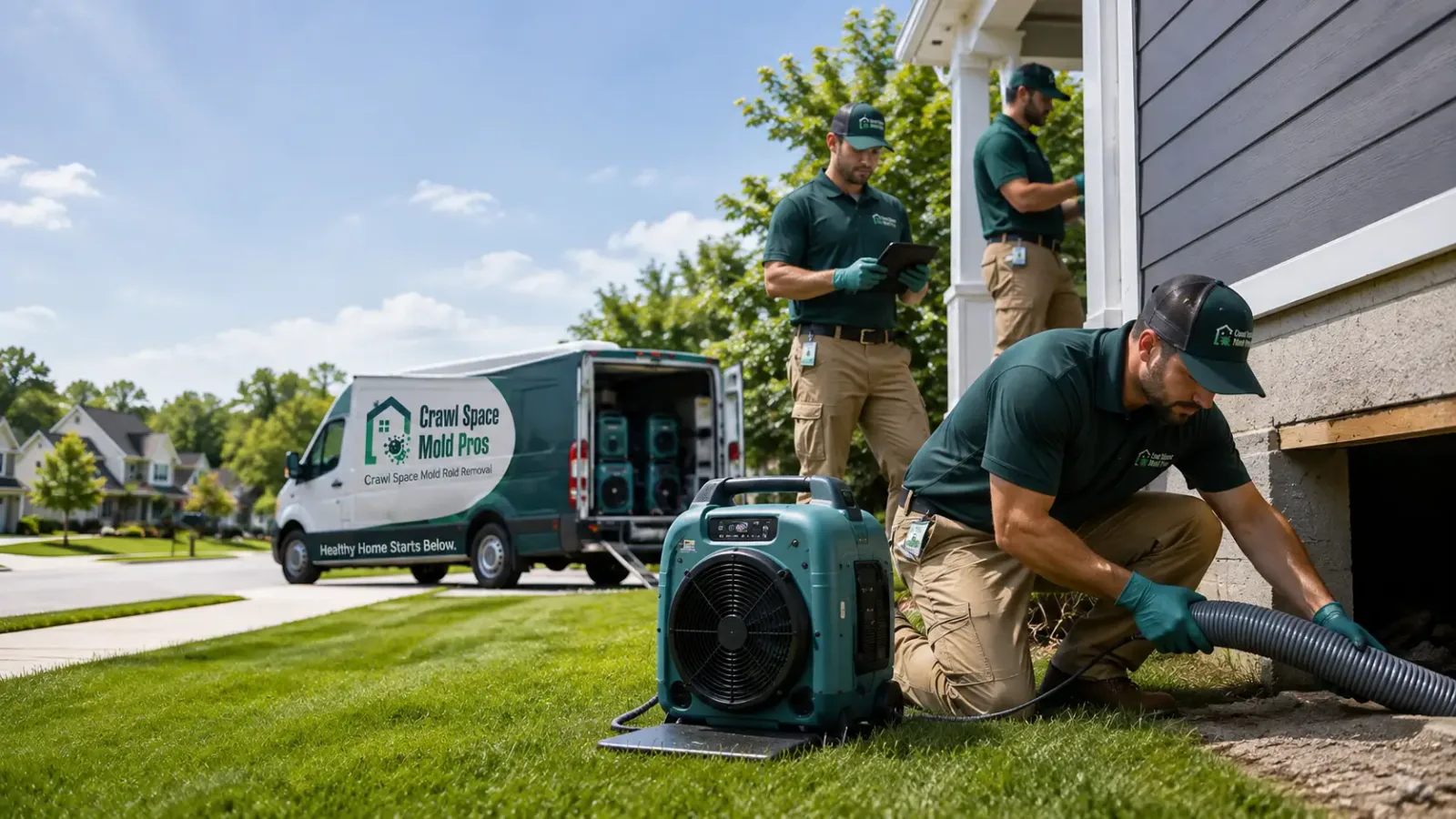 Crawl Space Mold Removal in Burtonsville, MD